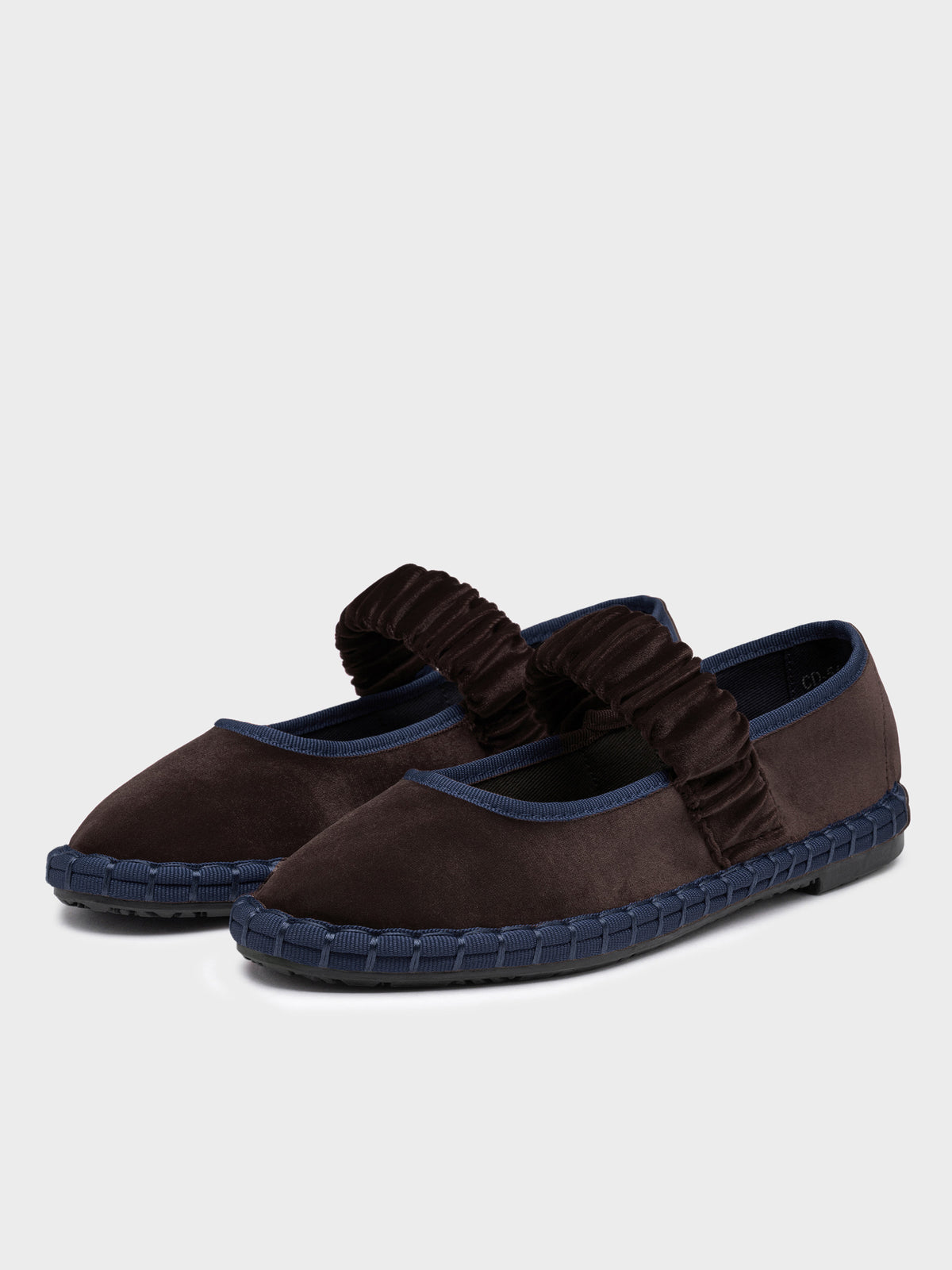 MERCEDITAS BEATRIZ BROWN RUBBER BELT