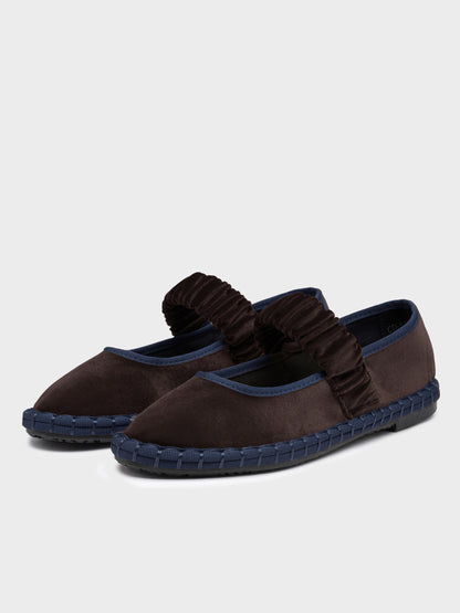 MERCEDITAS BEATRIZ BROWN RUBBER BELT