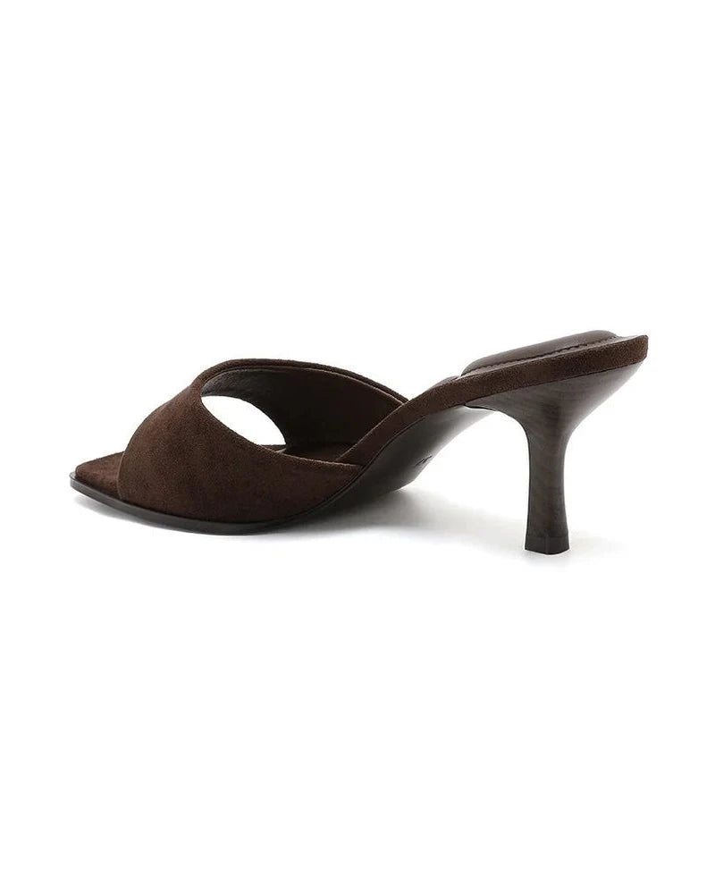 SANDALIA TACON MULE ANTELINA BROWN