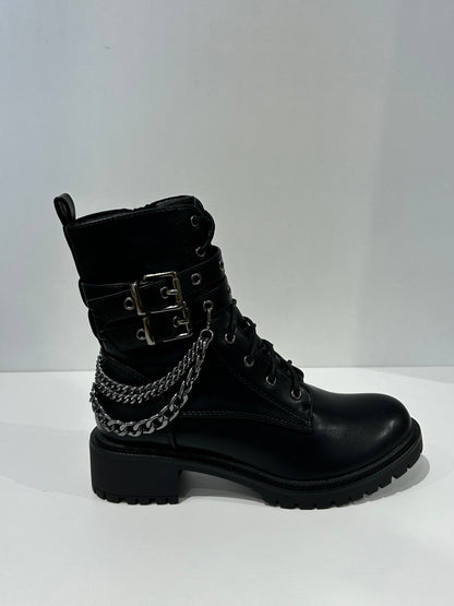 BOTA MILITAR CADENA NEGRA