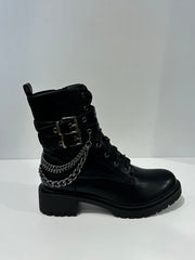 BOTA MILITAR CADENA NEGRA