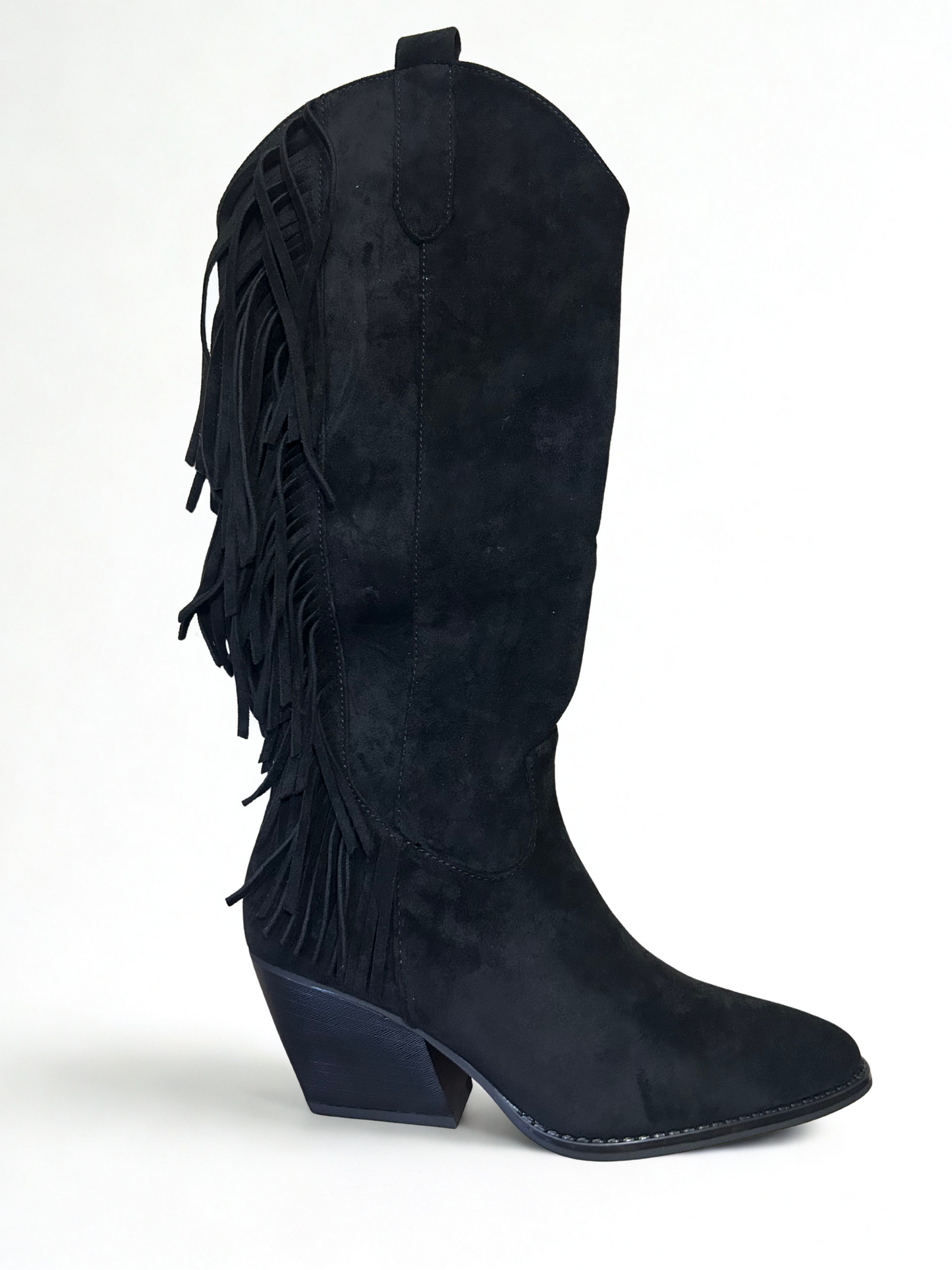 BOTA MALENA FLECOS NEGRO