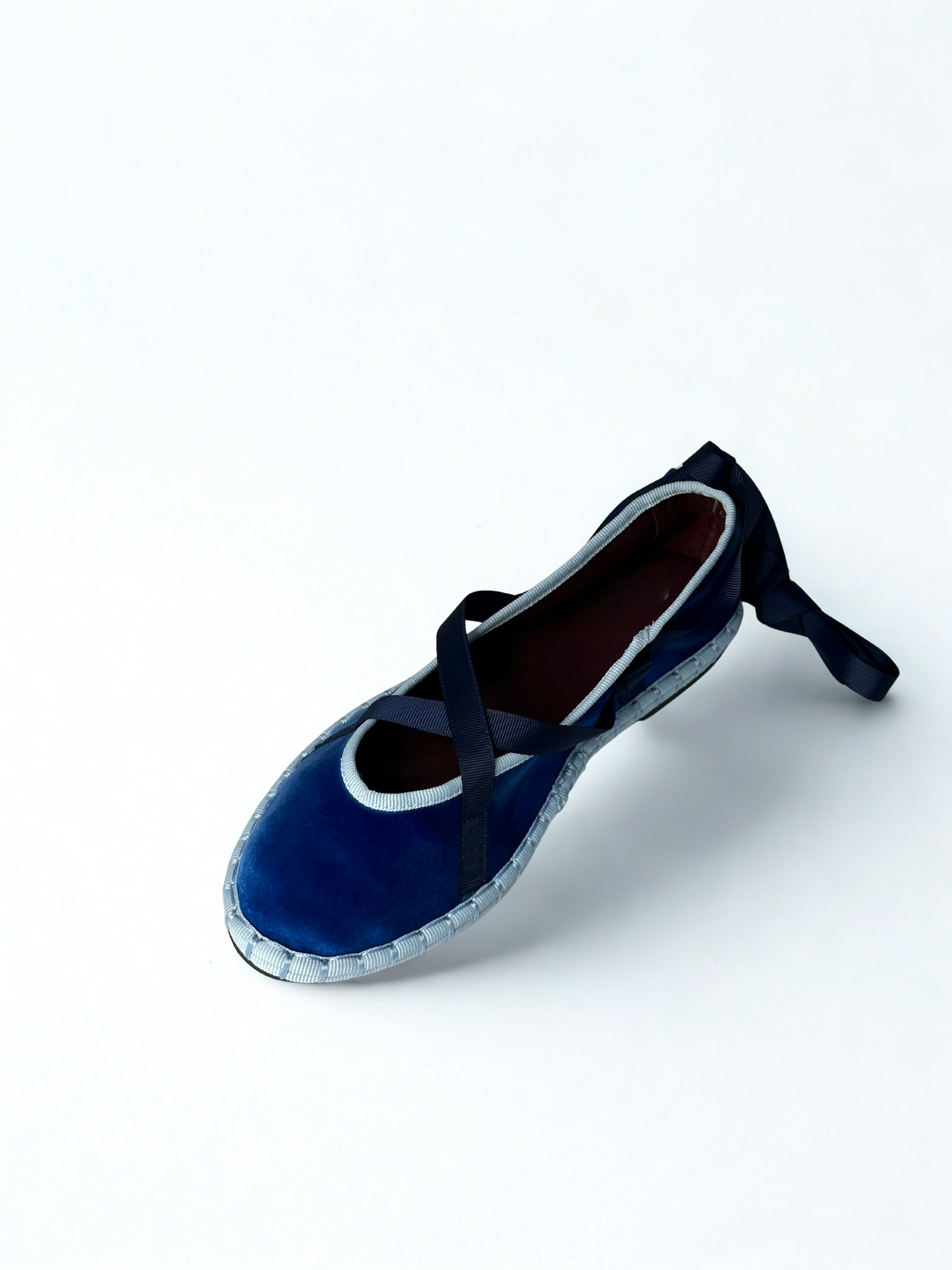 MERCEDITAS CARMEN CINTA TERCIOPELO AZUL