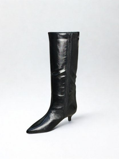 BOTA ARLET TACÓN KITTEN BLACK