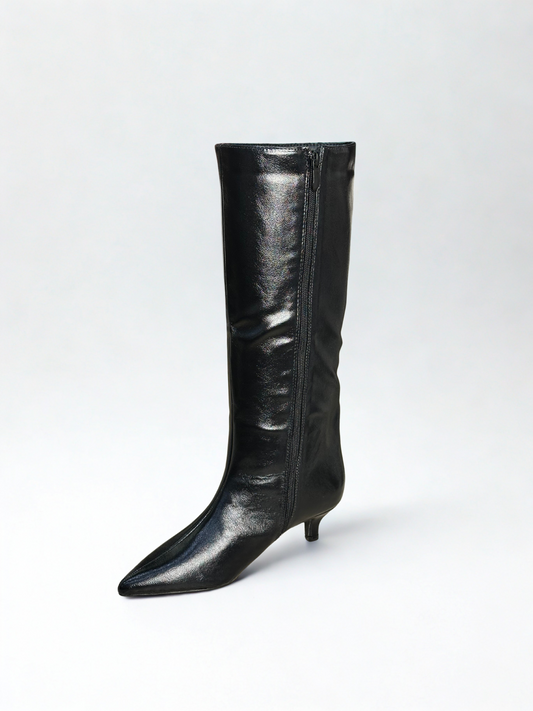 BOTA ARLET TACÓN KITTEN BLACK