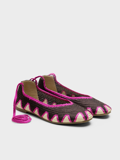 BAILARINA CROCHET ROMANA BROWN C