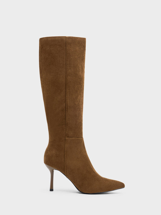 BOTAS ALTAS TACON FINO ANTELINA COGNAC