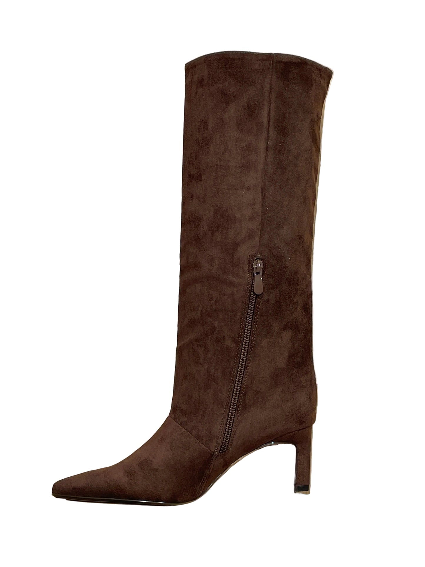 BOTA DIVA TACÓN BROWN