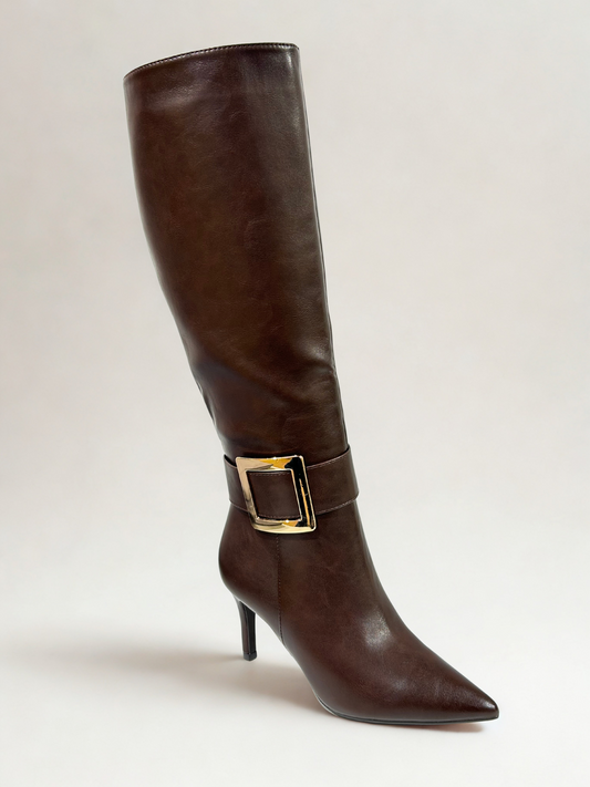 BOTA CARLA HEBILLA BROWN