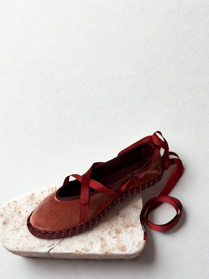 MERCEDITAS CARMEN CINTA TERCIOPELO ROSA