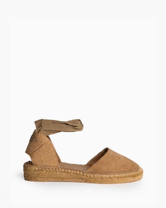 ALPARGATA YUTE LAZO PLANA CAMEL