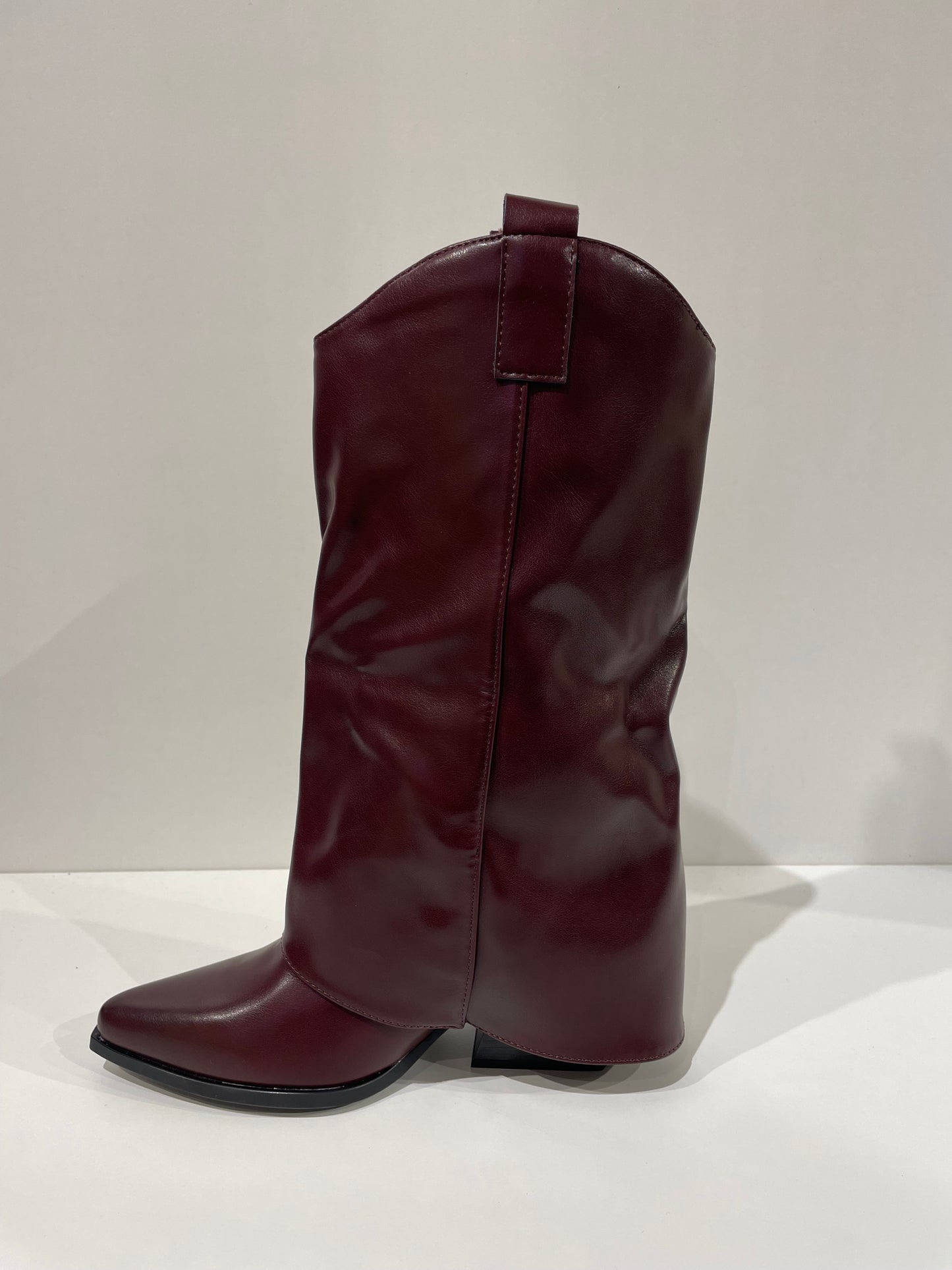 BOTA CAMILA POLAINA OJALES WINE RED
