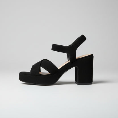 SANDALIA TACÓN DE FIESTA ANTELINA BLACK