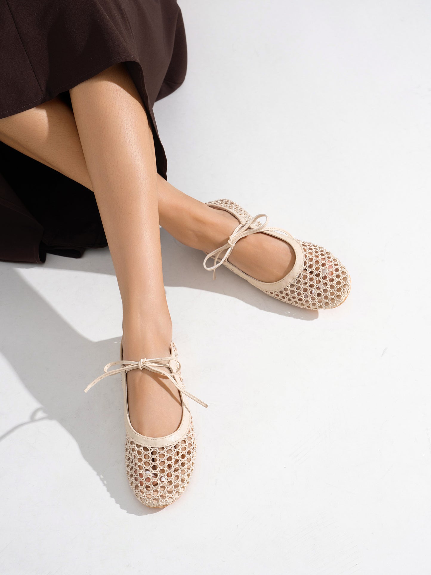 MERCEDITAS CALADAS RAFIA BEIGE