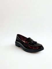 MOCASÍN ESTRELLA BORLA CHAROL WINE