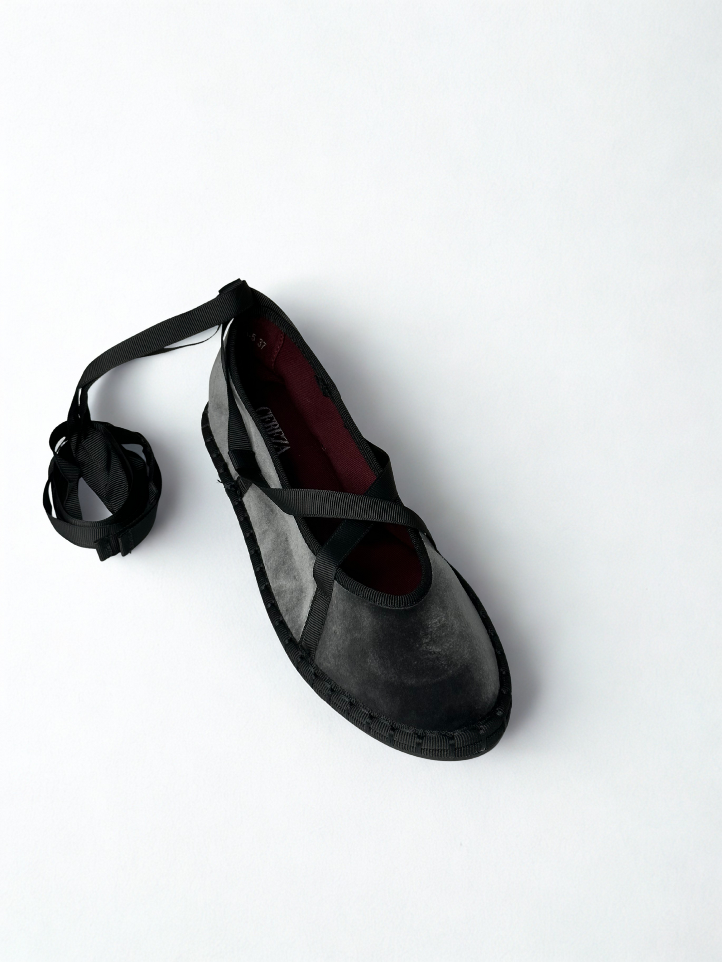 MERCEDITAS CARMEN CINTA TERCIOPELO GRIS