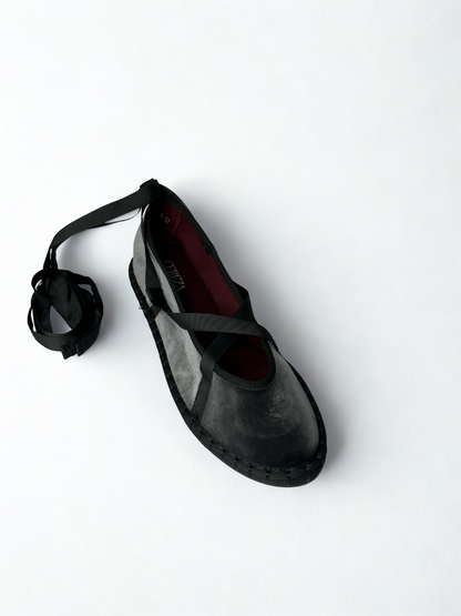 MERCEDITAS CARMEN CINTA TERCIOPELO GRIS