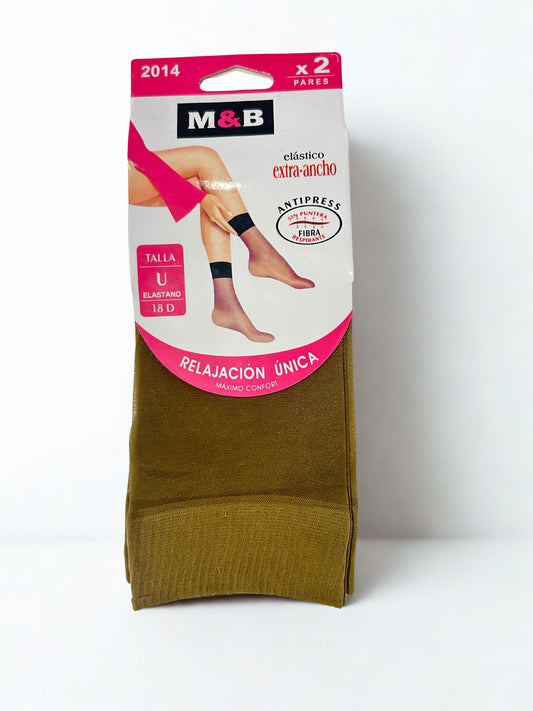 CALCETÍN NYLON NATURAL