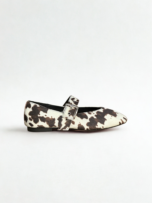 ZAPATO PLANO AMAYA HEBILLA COW