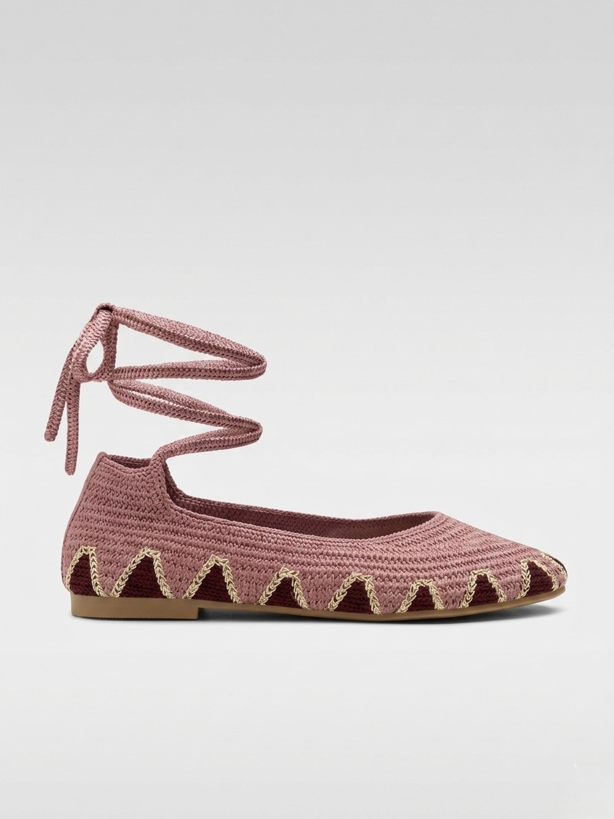 BAILARINA CROCHET ROMANA PINK WINE
