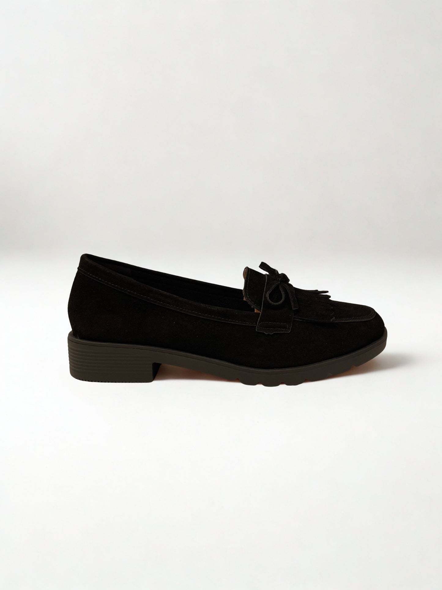 MOCASÍN BIGOTE ANTE PIEL BLACK