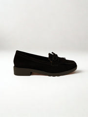 MOCASÍN BIGOTE ANTE PIEL BLACK