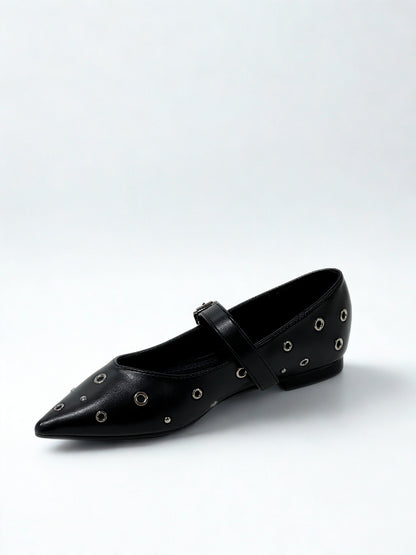 ZAPATO PLANO OJALES