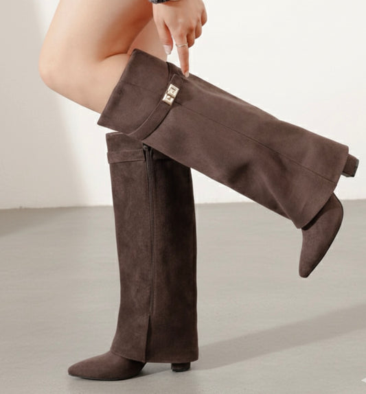 BOTA POLAINA ANTELINA BROWN