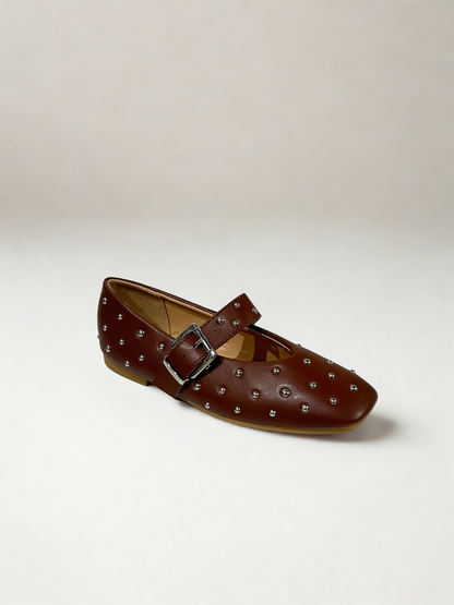 ZAPATO PLANO ROMA CAMEL