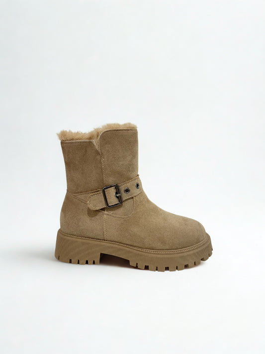 BOTA NIEVE HEBILLA KHAKI