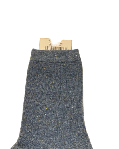 CALCETIN BRILLO AZUL CLARO Nº 6
