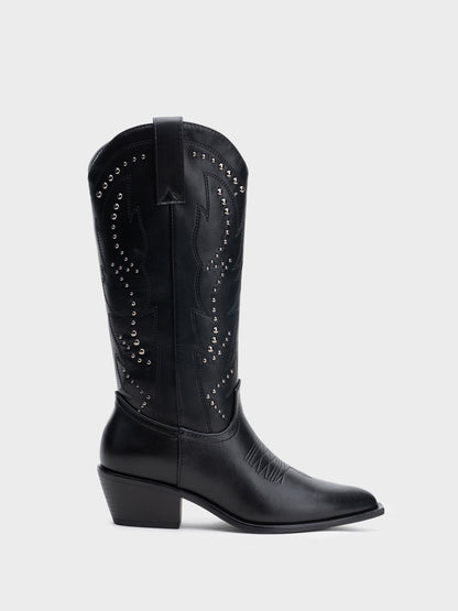 BOTA COWBOY TACHUELAS TRINY BLACK
