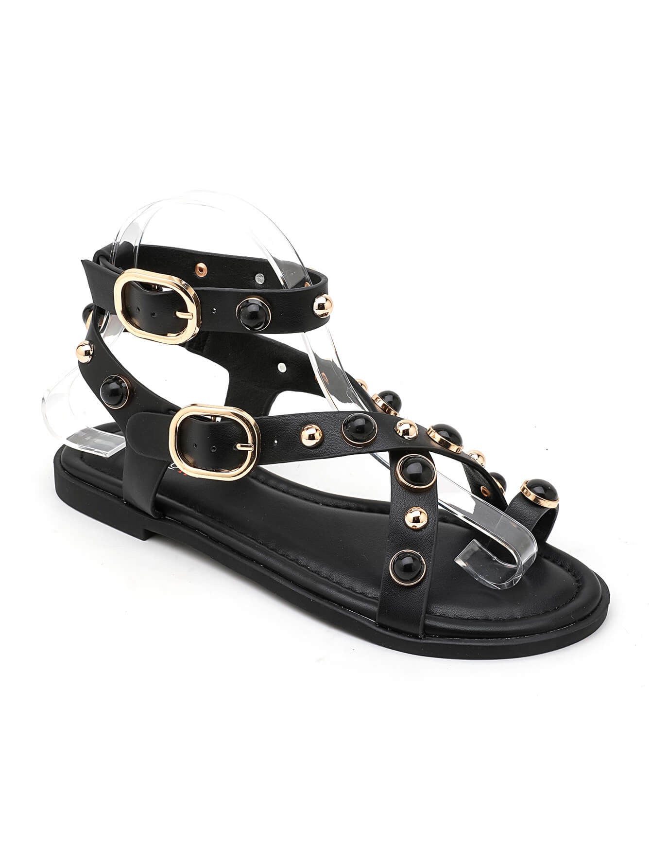 SANDALIA PLANA JOYA BLACK