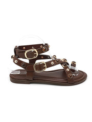 SANDALIA PLANA JOYA BROWN