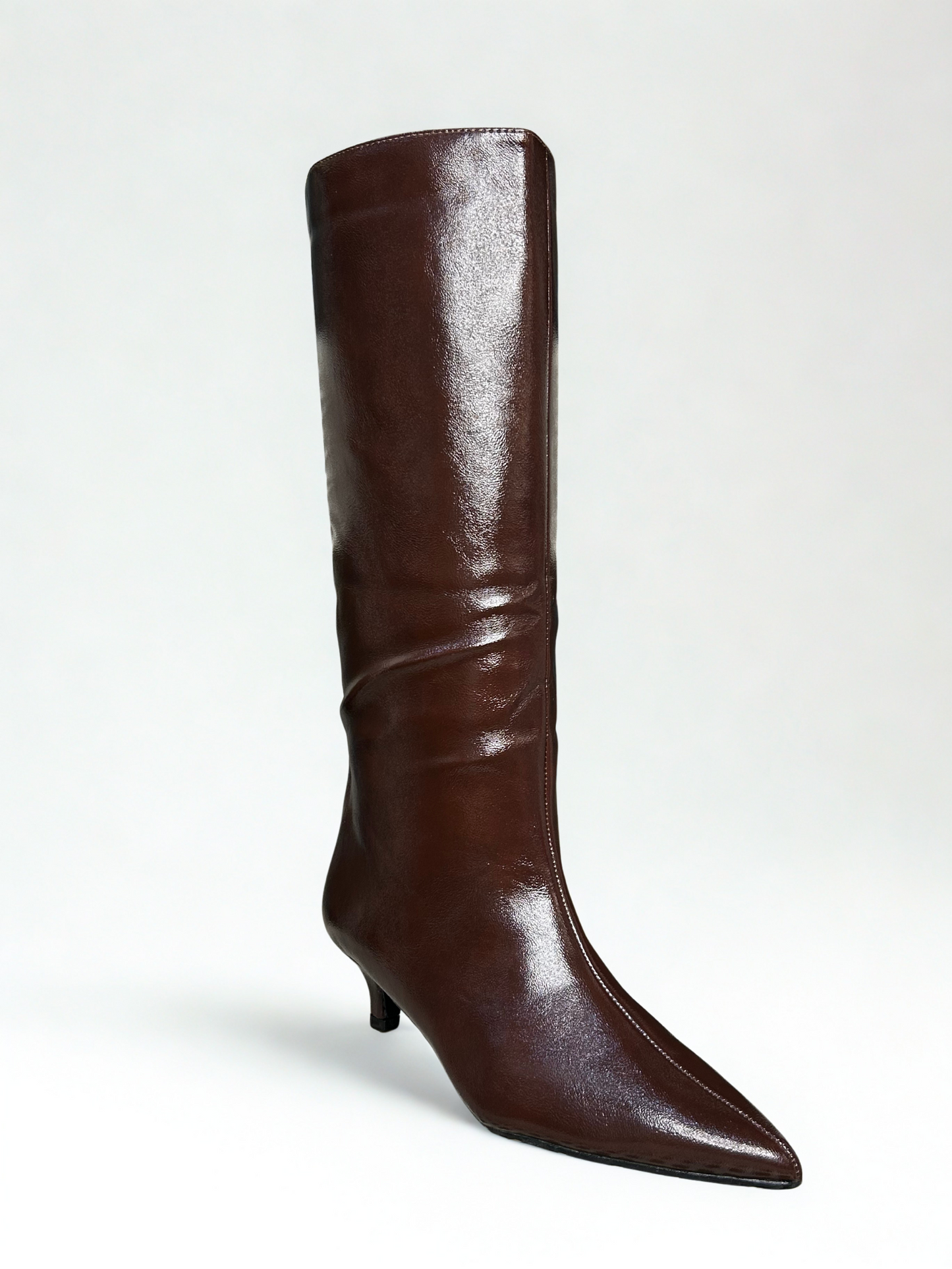 BOTA ARLET TACÓN KITTEN BROWN