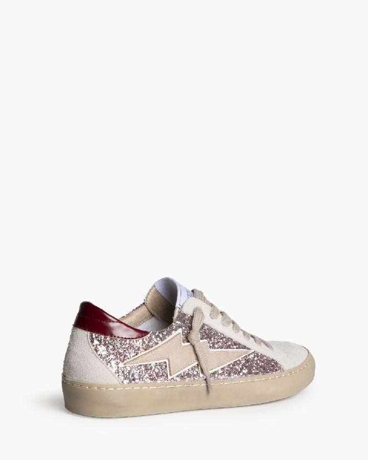ZAPATILLAS SNEAKER RAYO BRILLO ROSA