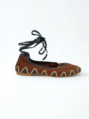 BAILARINA CROCHET ROMANA BROWN BLUE