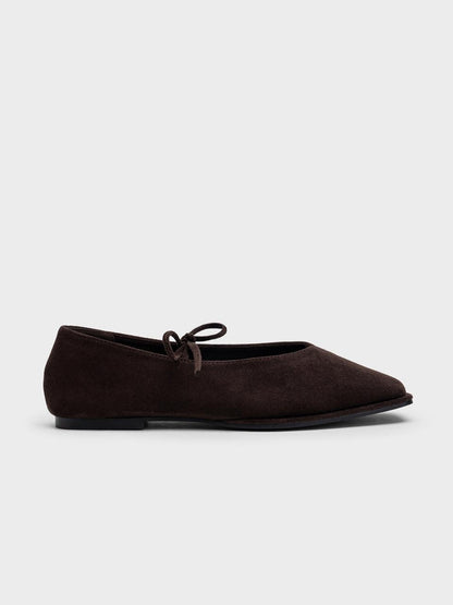 ZAPATO CORDONES PUNTA CUADRADA COFFEE