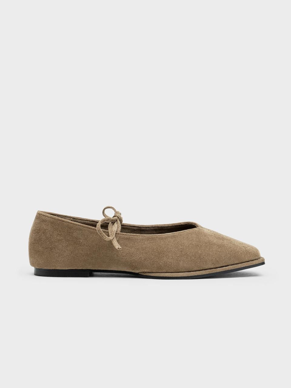 ZAPATO CORDONES PUNTA CUADRADA KHAKI