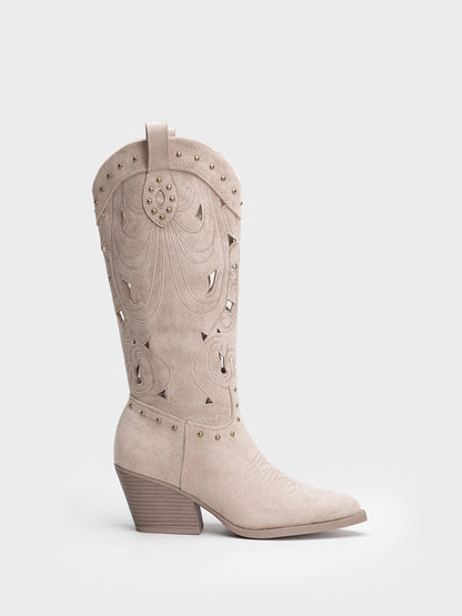 BOTA ALTA CALADA KHAKI