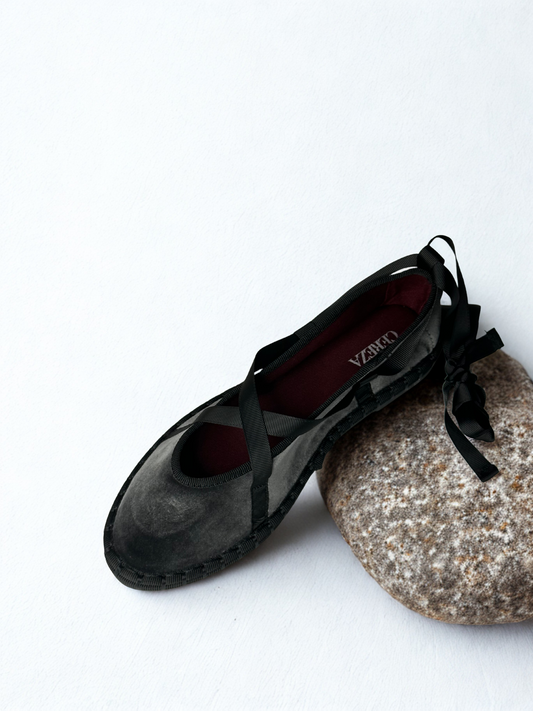 MERCEDITAS CARMEN CINTA TERCIOPELO GRIS