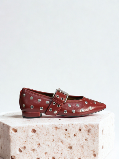 ZAPATO PLANO NURIA TACHUELAS WINE