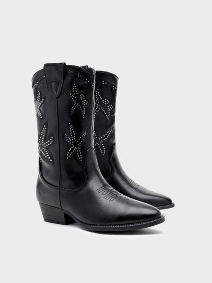 BOTA COWBOY ESTRELLA NEGRA