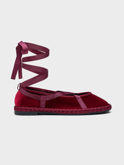 MERCEDITAS CARMEN CINTA TERCIOPELO BURGUNDY