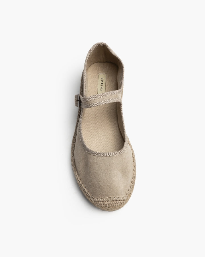 ALPARGATA MERCEDITAS YUTE TAUPE