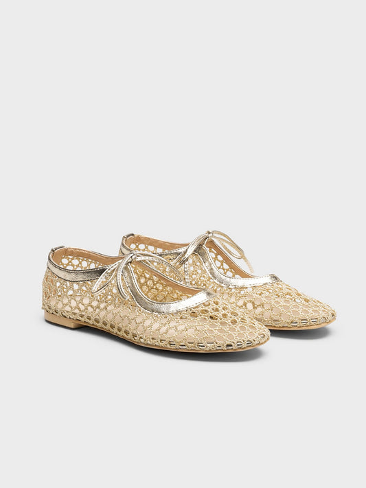 MERCEDITAS CALADAS RAFIA GOLD