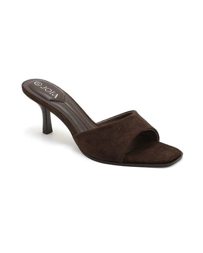 SANDALIA TACON MULE ANTELINA BROWN