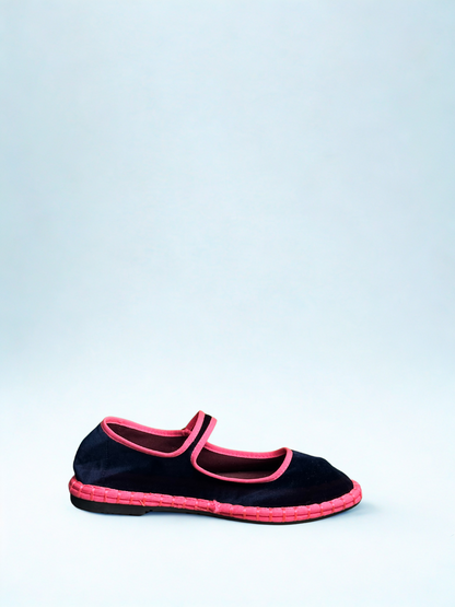 MERCEDITAS MIREIA TERCIOPELO NAVY