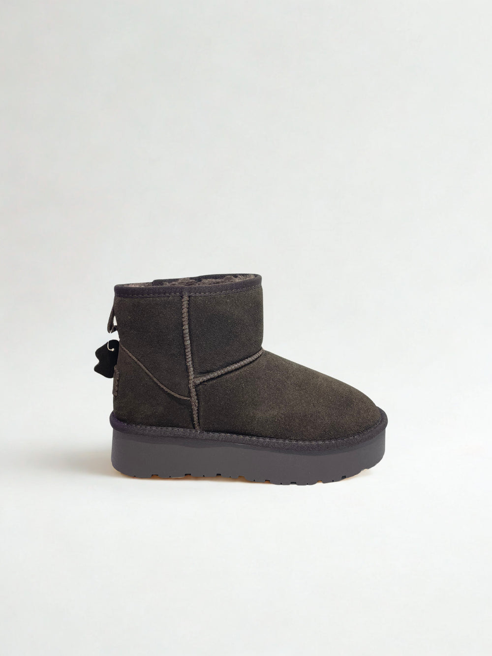 BOTA PIEL AUSTRALIANA PLATAFORMA BROWN