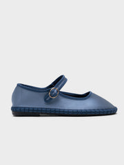 MERCEDITAS SATÉN MARY JANE  BLUE